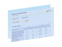Rapport analyse reel et prévu des immobilisations RapidViews FICO