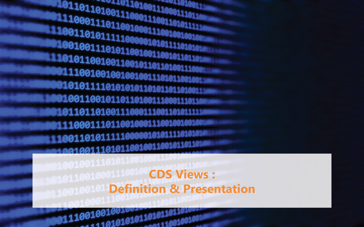 CDS Views Presentation
