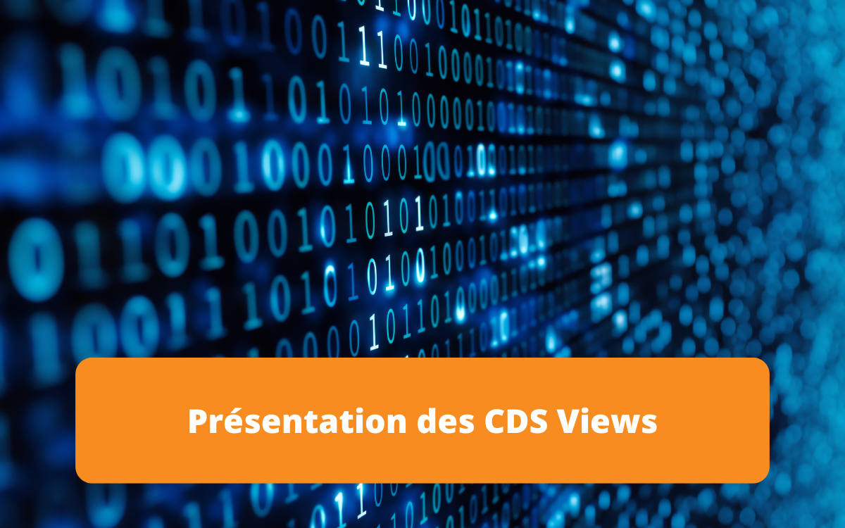 Présentation des vues CDS dans SAP, expliquant comment elles définissent des structures de données et des relations pour des requêtes efficaces.