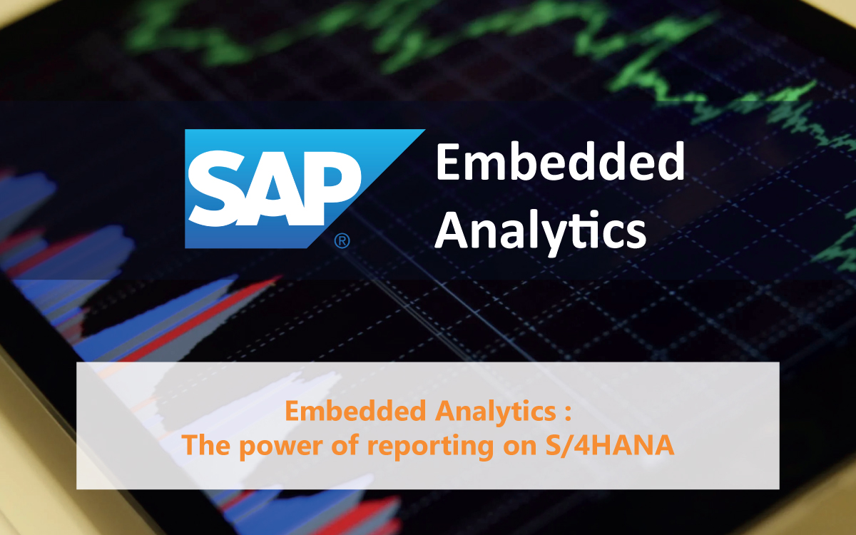 SAP Embedded Analytics reporting S4HANA