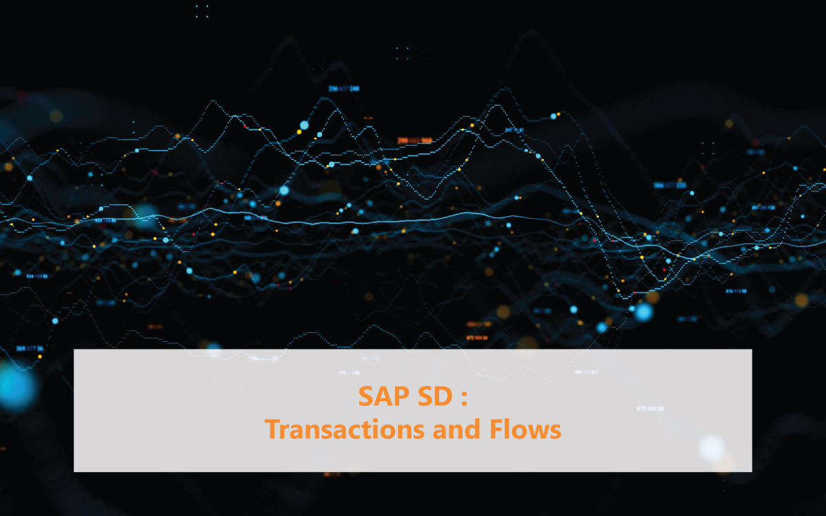 SAP SD Transactions and Flows