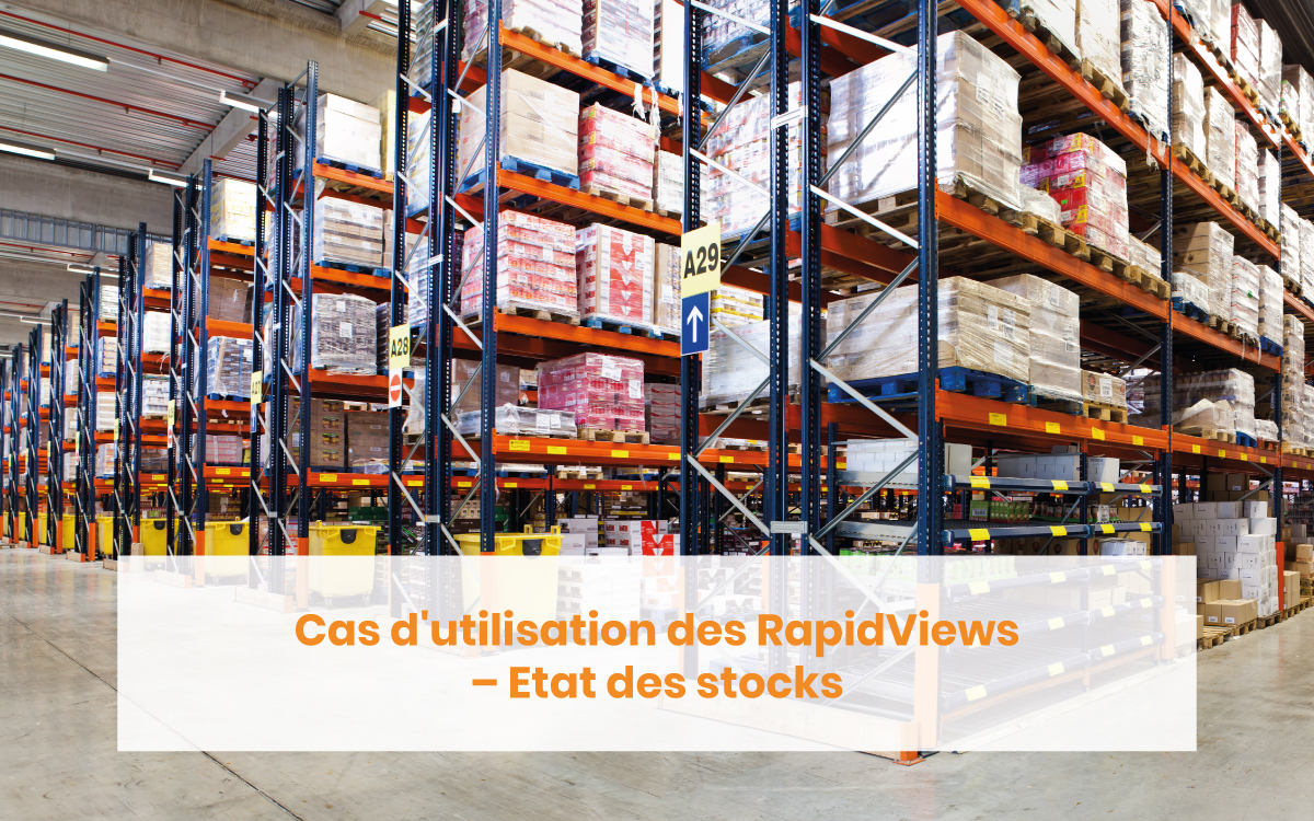 Etat des stocks avec les RapidViews