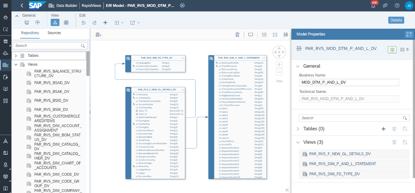 Datamart SAP Data Warehouse Cloud