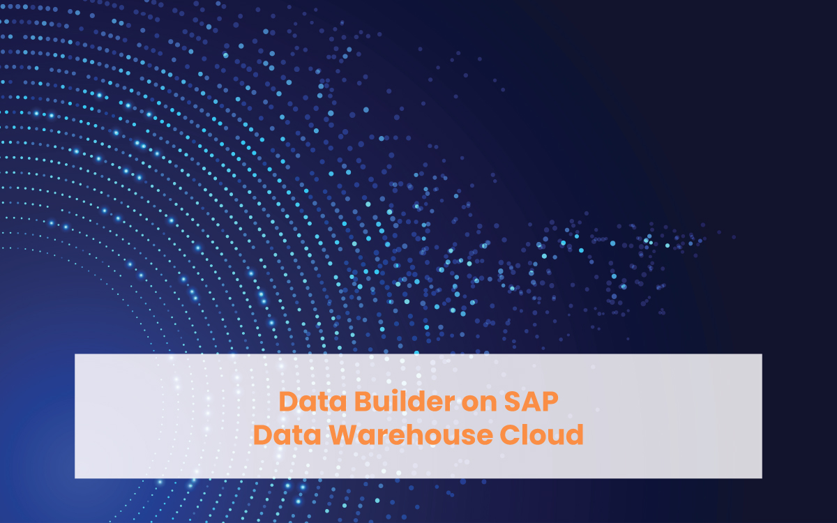 RapidViews Blog - Data Builder on SAP Data Warehouse Cloud