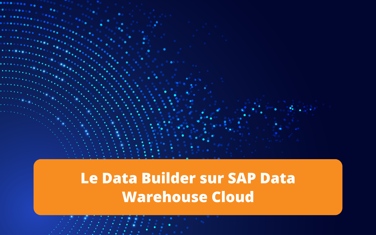 Le Data Builder de SAP Data Warehouse Cloud, un outil qui aide les utilisateurs à créer des modèles de données, transformer les données et intégrer diverses sources de données pour une analyse complète.