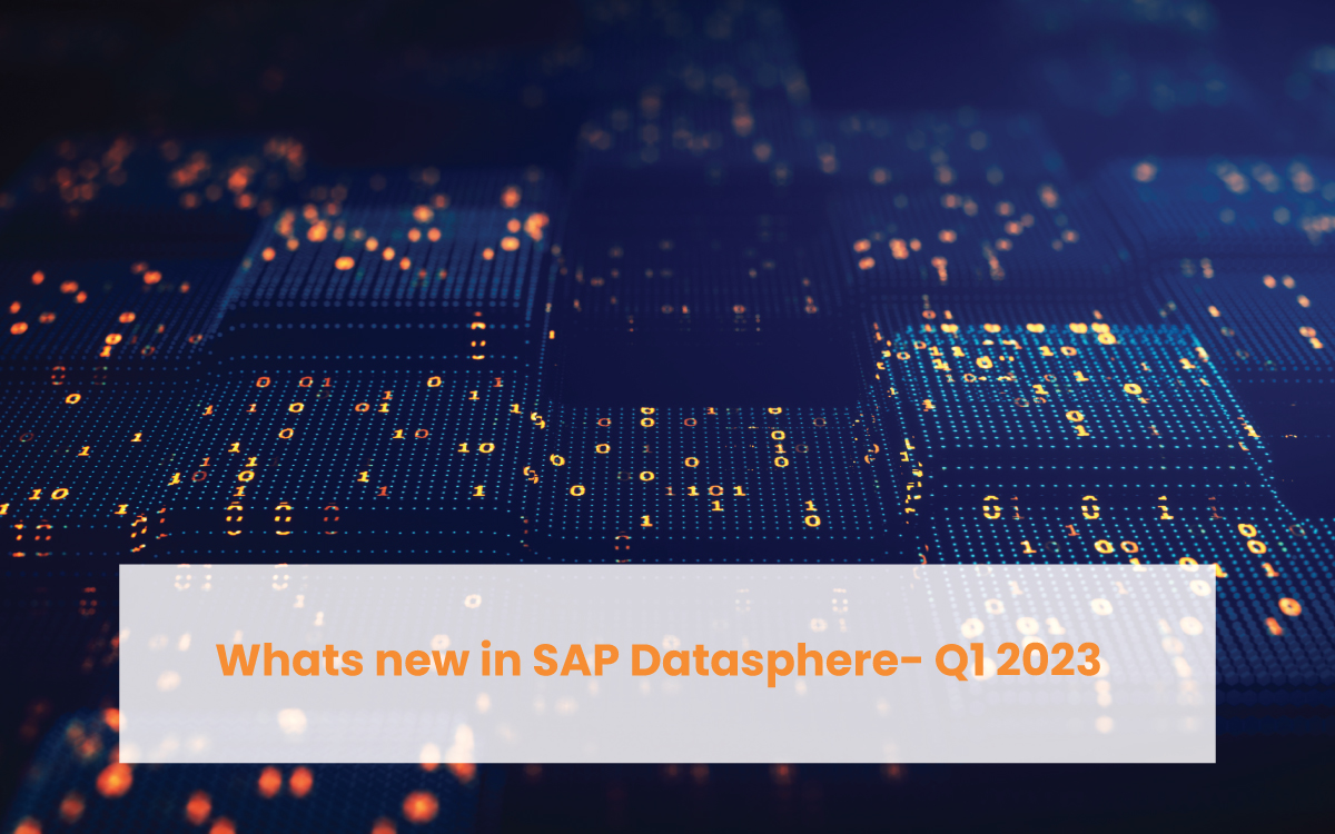 What's new in SAP Datasphere - Q1 2023 - Rapid Views