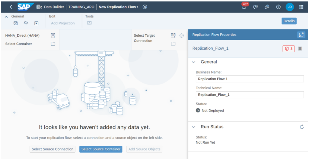 Container Objets SAP Datasphere