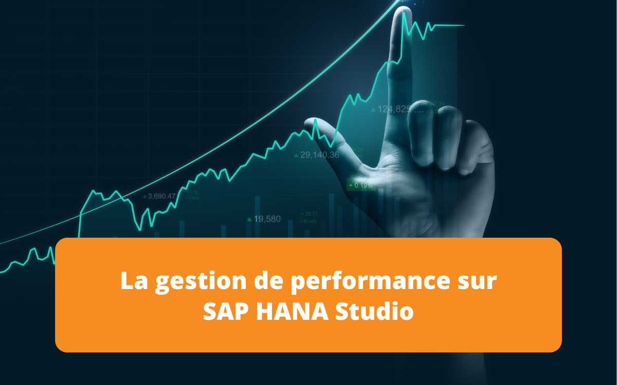 Gestion de la performance dans SAP HANA Studio, offrant des outils et des méthodologies pour optimiser la gestion des ressources et des données.