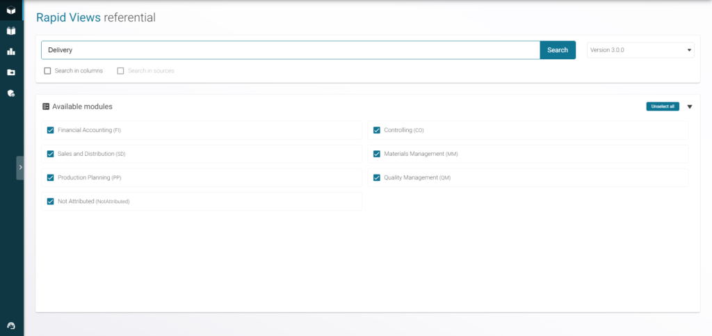 Data Search Overview RapidViews