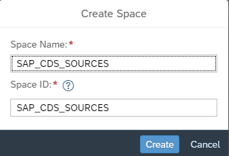 Nommer l'espace CDS