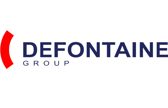 The Defontaine logo highlights industrial expertise in automotive components, with a precise and simple design that represents quality and reliability.