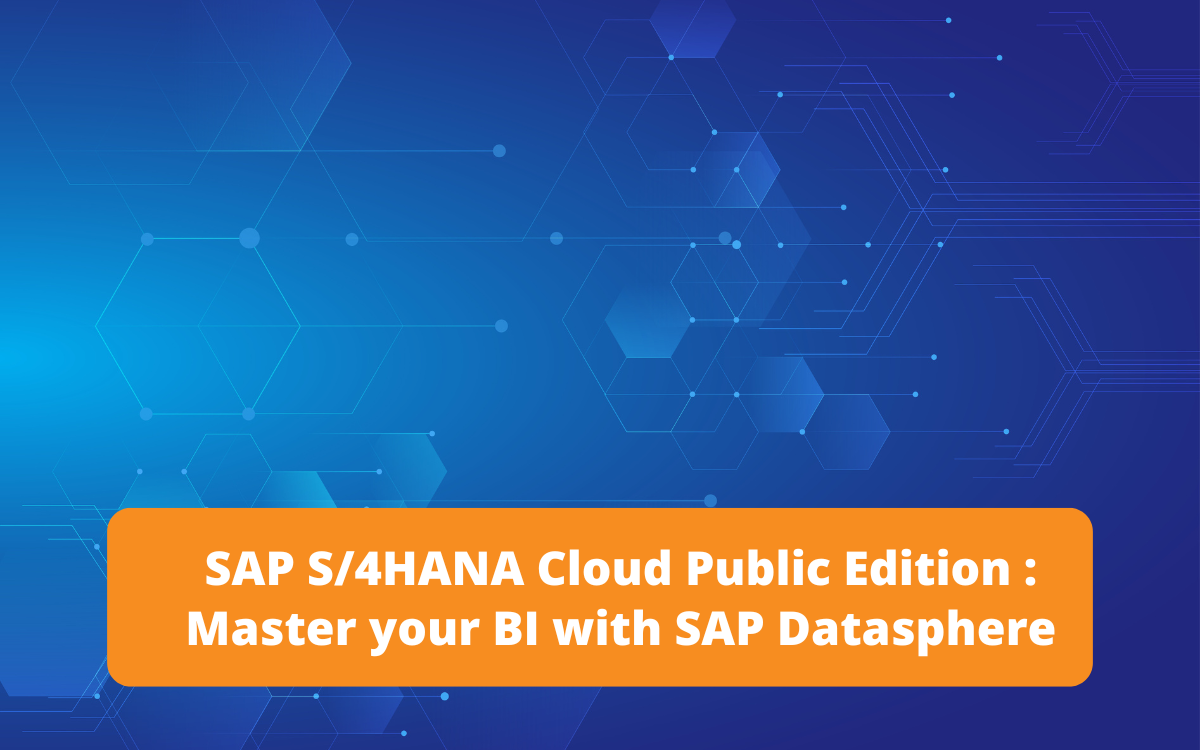 Leverage data from the public edition of SAP S/4HANA Cloud using SAP Datasphere in a decision-making project, with a focus on advanced and integrated data management.