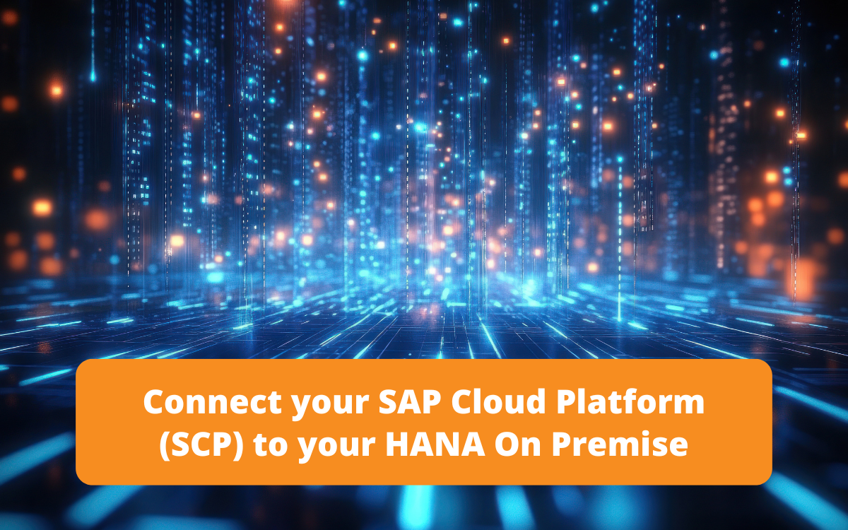 Detailed guide on establishing a connection between SAP Cloud Platform and a local HANA database.