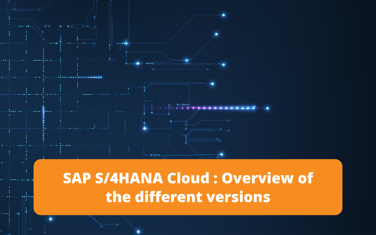 Présentation de SAP S/4HANA Cloud, une solution ERP cloud de nouvelle génération, permettant d'optimiser les processus métier avec des technologies avancées.