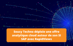 Cet article présente comment Soucy Techno a mis en place une solution analytique 100% cloud en combinant SAP Datasphere, la plateforme RapidViews et Power BI. Le projet, réalisé en quelques semaines, a permis de déployer des rapports standards sur les achats, les ventes, les expéditions et les inventaires, offrant ainsi un reporting en temps réel à tous les départements de l'entreprise.​