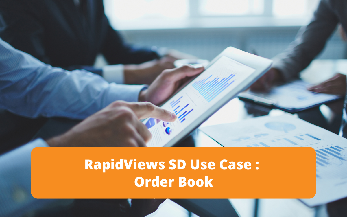 Case study demonstrating the use of RapidViews SD to create operational "Order-to-Cash" reports, integrating all data from the SD flow: order, delivery, and invoicing.