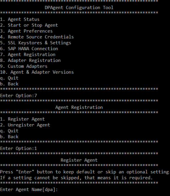 Configuration du DPA étape 6