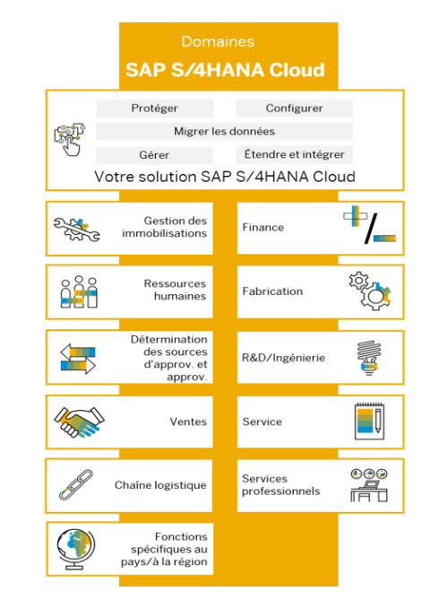 Domaines SAP S4HANA Cloud